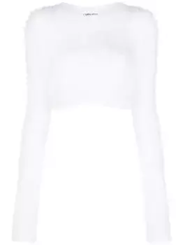 Укороченный джемпер AMBUSH, белый