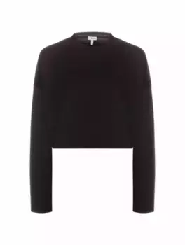 Укороченный джемпер Anagram Loewe, черный