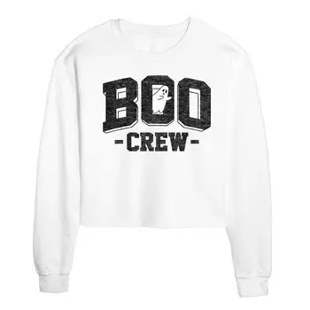Укороченный флис с рисунком Boo Crew для юниоров Licensed Character, белый