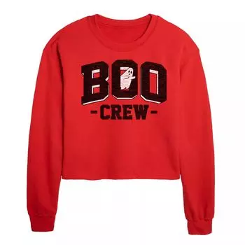 Укороченный флис с рисунком Boo Crew для юниоров Licensed Character, красный