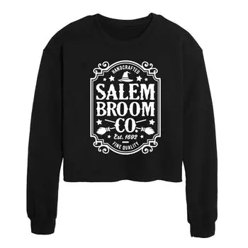 Укороченный флис с рисунком Salem Broom Co. для юниоров Licensed Character, черный