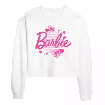 Укороченный флисовый пуловер с рисунком Barbie Glam для юниоров Licensed Character