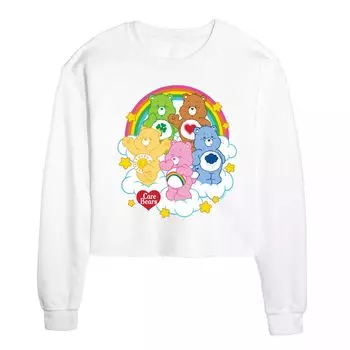 Укороченный флисовый свитшот Care Bears для юниоров Licensed Character, белый