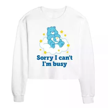 Укороченный флисовый свитшот Care Bears Im Busy для юниоров Licensed Character