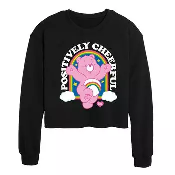 Свитшот укороченный флисовый Juniors' Care Bears Cheerful Licensed Character, черный