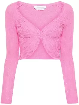 Укороченный кардиган Blumarine, розовый