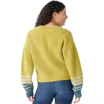 Укороченный кардиган Cozy Lodge — женский Smartwool, цвет Citron Heather