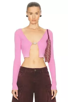 Укороченный кардиган Diesel, фуксия