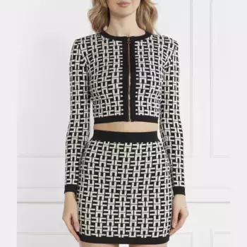 Укороченный кардиган Elisabetta Franchi, черный