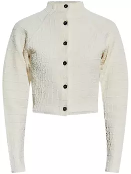 Укороченный кардиган Jacquemus, белый
