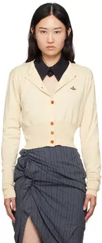 Укороченный кардиган Off-White Bea Vivienne Westwood, Cream