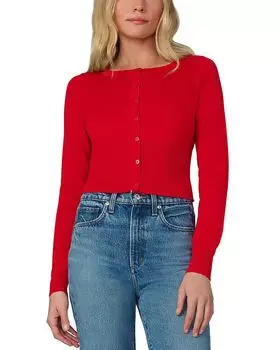 Укороченный кардиган-свитер Joe's Jeans, красный