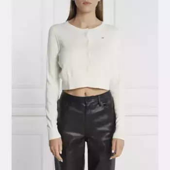 Укороченный кардиган Tommy Hilfiger, белый