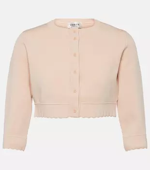 Укороченный кардиган Victoria Beckham, розовый