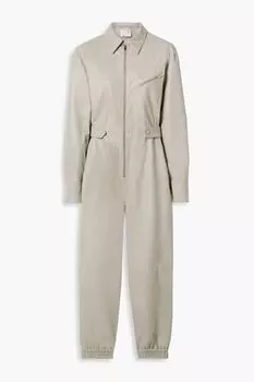Укороченный комбинезон Mira из искусственной кожи STELLA MCCARTNEY, грибной