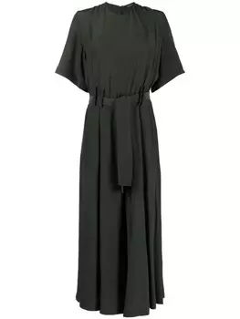 Укороченный комбинезон с поясом Fabiana Filippi, зеленый