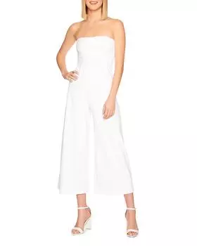 Укороченный комбинезон с широкими штанинами без бретелек Susana Monaco