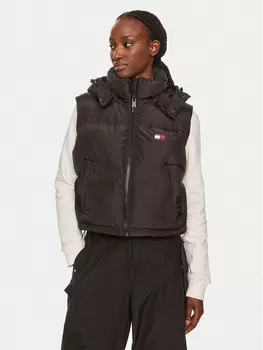 Укороченный комбинезон Tommy Jeans, черный