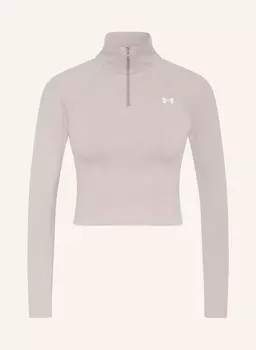 Укороченный лонгслив ua vanish seamless UNDER ARMOUR, светло-фиолетовый