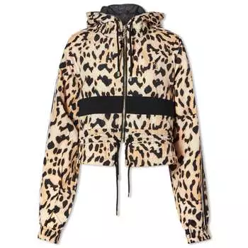Укороченный мужской пуховик P.E Nation, леопардовый принт