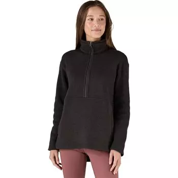 Укороченный оверсайз свитер Patagonia, черный