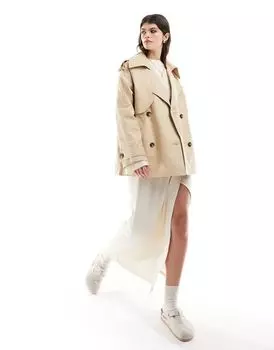 Укороченный оверсайз-тренч ASOS