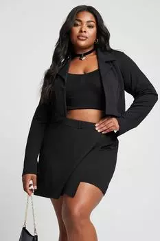 Укороченный пиджак Yours, черный