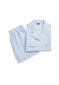 Укороченный пижамный комплект и боксеры POLO RALPH LAUREN, сине-белый