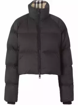 Укороченный пуховик BURBERRY, черный