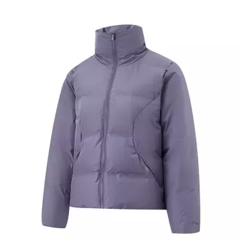 Укороченный пуховик LiNing Outdoor Collection CF Tracing для женщин, цвет «сорока», серый, фиолетовый