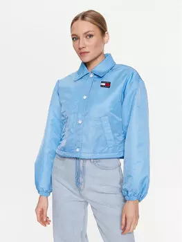 Укороченный пуховик Tommy Jeans, синий