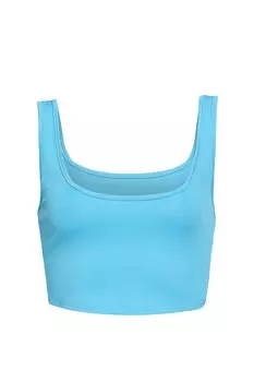 Укороченный спортивный ремень с толстым ремешком Бирюзовый QUZU