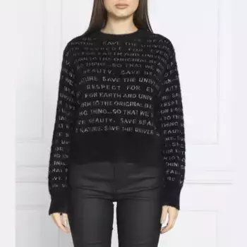 Укороченный свитер Desigual, черный