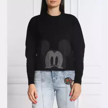 Укороченный свитер Desigual, черный