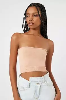 Укороченный свитер-футляр без рукавов Forever 21