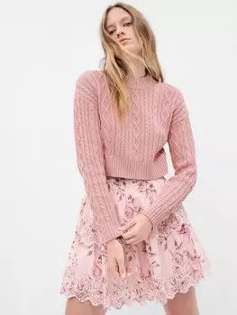 Укороченный свитер Gap, розовый