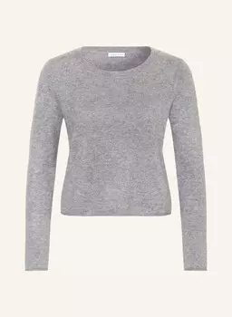 Укороченный свитер из кашемира Mrs & Hugs, серый