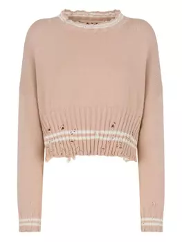 Укороченный свитер Marni, нейтральный
