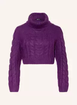 Укороченный свитер мика Gina Tricot, фиолетовый