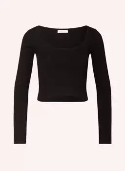 Укороченный свитер Mrs & Hugs, черный