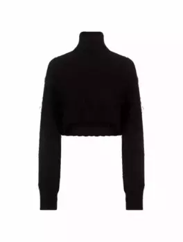 Укороченный свитер MRZ, черный