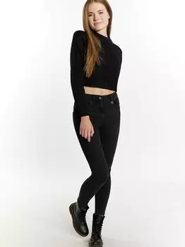 Укороченный свитер Mymo, черный