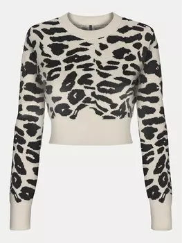 Укороченный свитер Only, бежевый