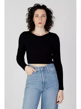 Укороченный свитер Only, черный