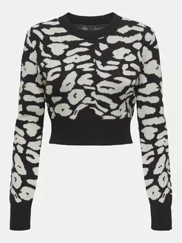 Укороченный свитер Only, черный