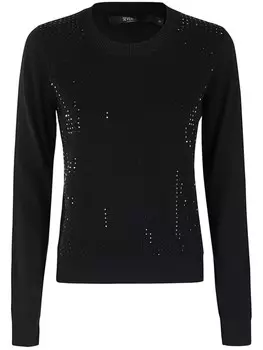 Укороченный свитер Seventy, черный