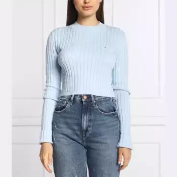 Укороченный свитер Tommy Hilfiger, синий