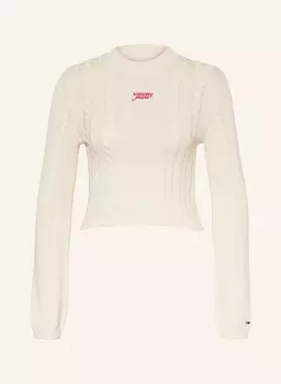 Укороченный свитер Tommy Jeans, бежевый