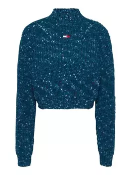 Укороченный свитер Tommy Jeans, зеленый