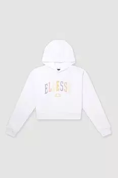 Укороченный свитшот buccio с капюшоном Ellesse, белый